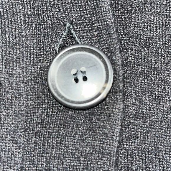 Theory Cashmere Plunge Neckline Sweater Cardigan Size Medium - Picture 5 of 8